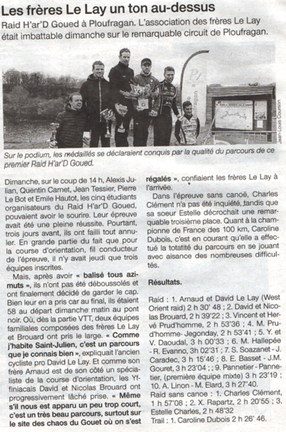 Ouest france 07 03 2016